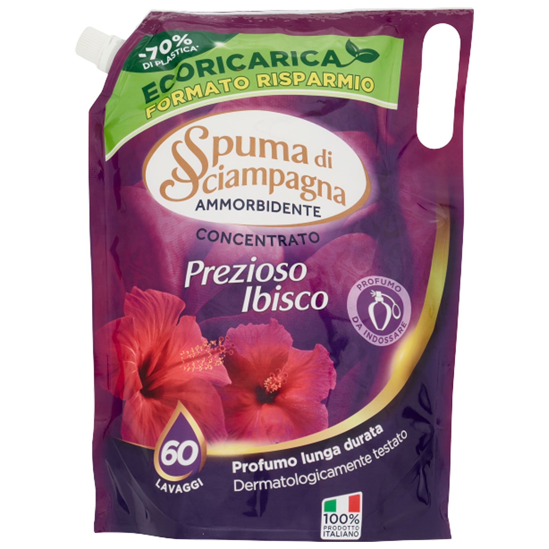 Spuma Di Sciampagna - Veļas mīkstinātājs - Hibiscus - 1200ml