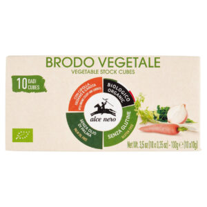 alce nero sakņu dārzeņu buljons - bioloģisks - 10 x 10 g